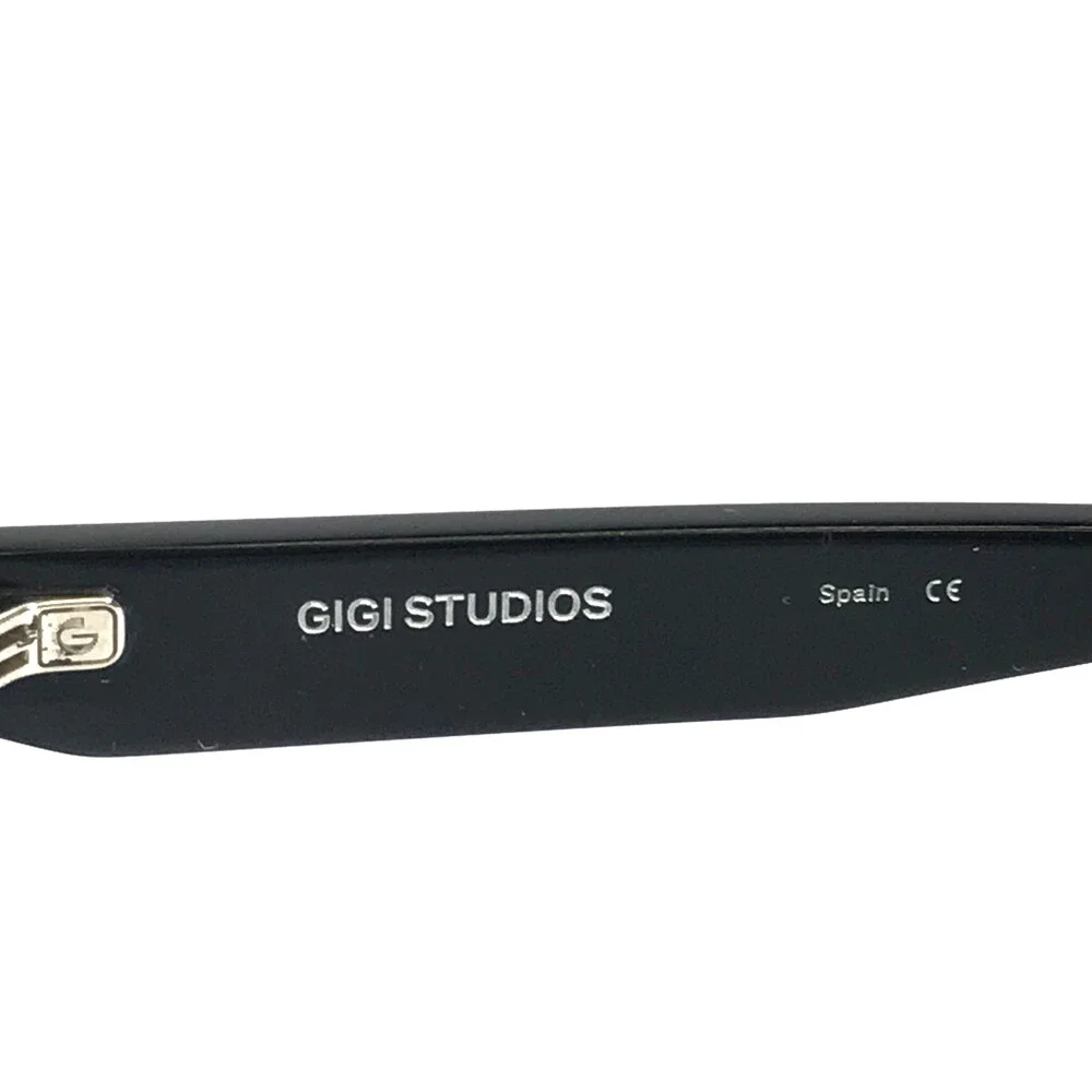 Gigi Studios Eyeglasses Frames ZARA GS1003/01O Black Cat Eye Full Rim 52-19-140